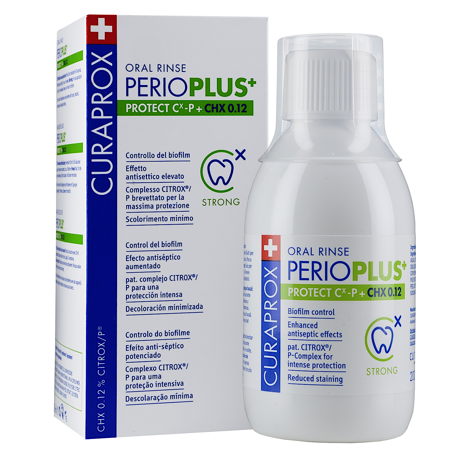 Жидкость-ополаскиватель для полости рта Curaprox Perio Plus Protect, 200 мл