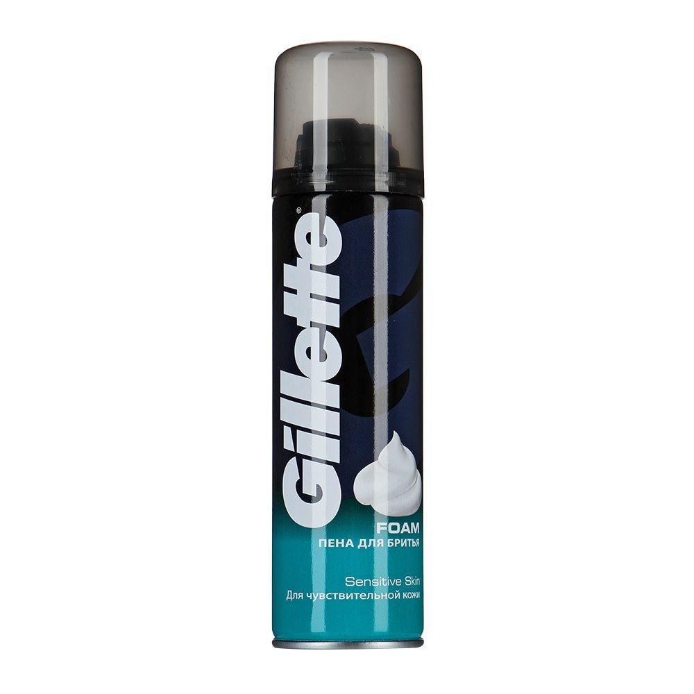 Пена для бритья sensitive skin для чувствительной кожи Gillette, 200 мл