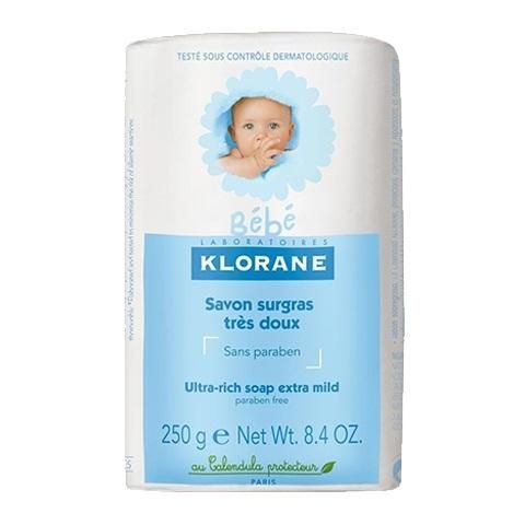 Детское сверхпитательное мыло с экстрактом календулы Klorane, 250 гр