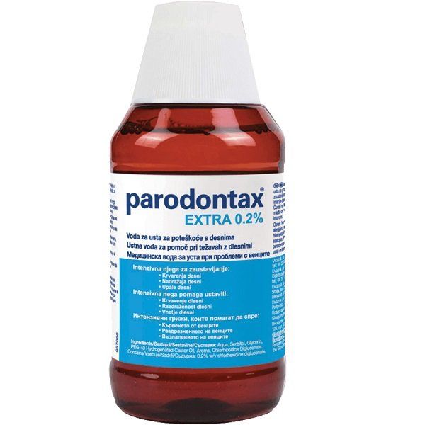 Ополаскиватель для полости рта Parodontax Extra 0,2% без спирта, 300 мл