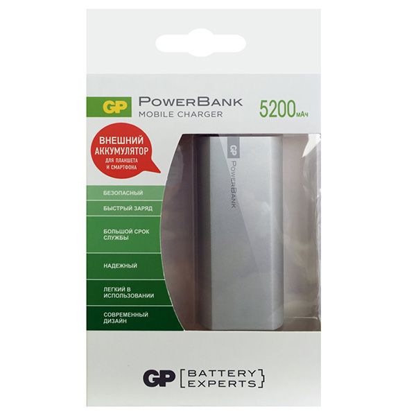 Аккумулятор электрический powerbank gpfn05mse 5000 mAh