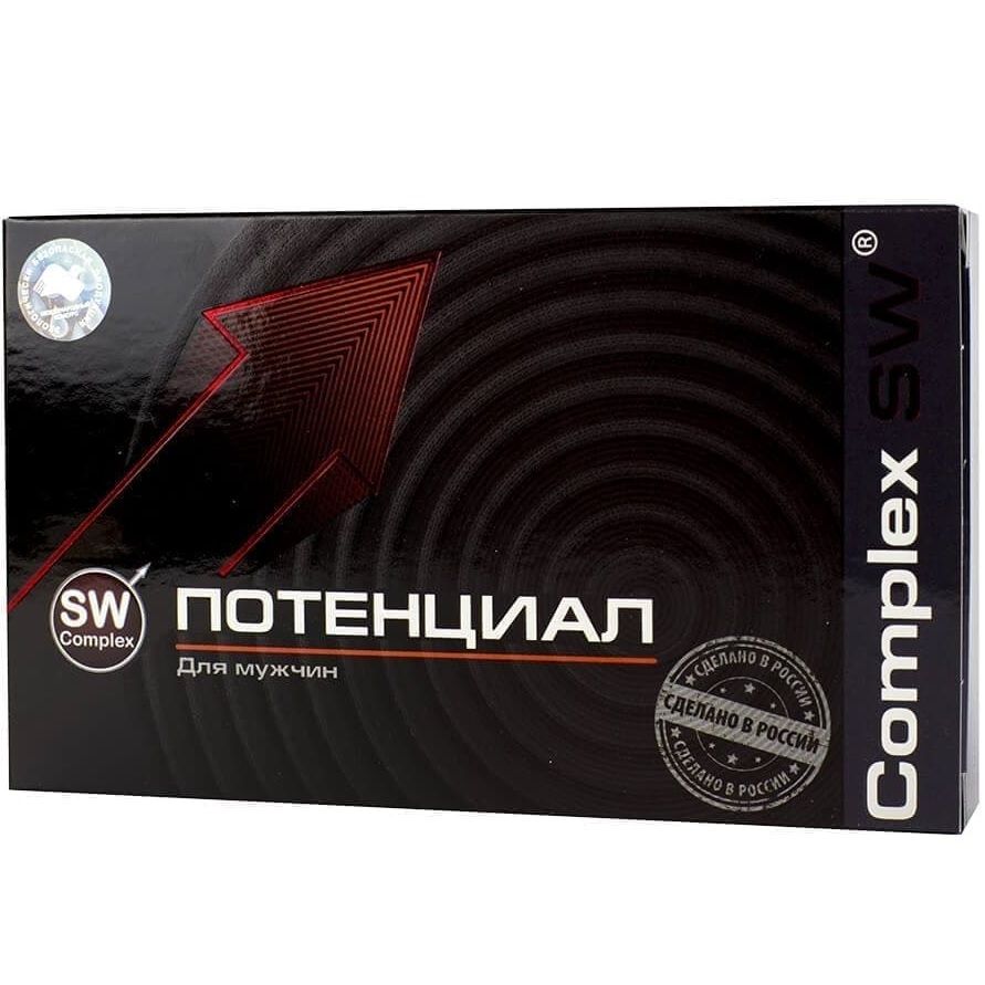 Комплекс для мужчин Потенциал SW Complex 400 мг, 30 капсул