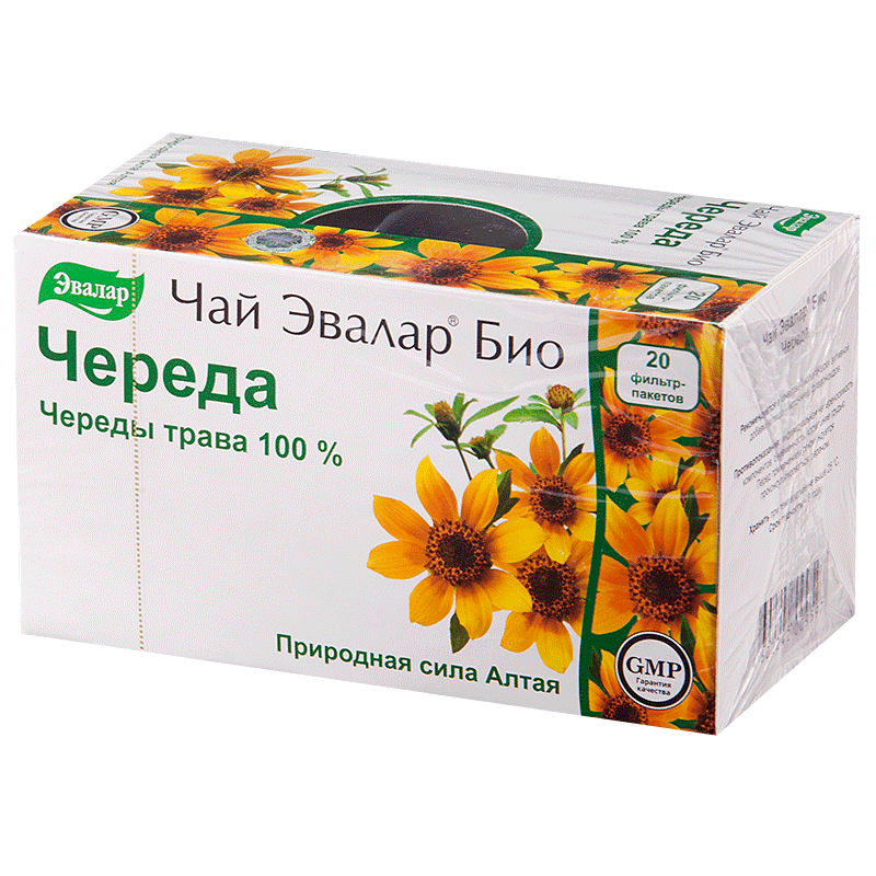 Чай Эвалар Био Череда 1,5 г, 20 шт