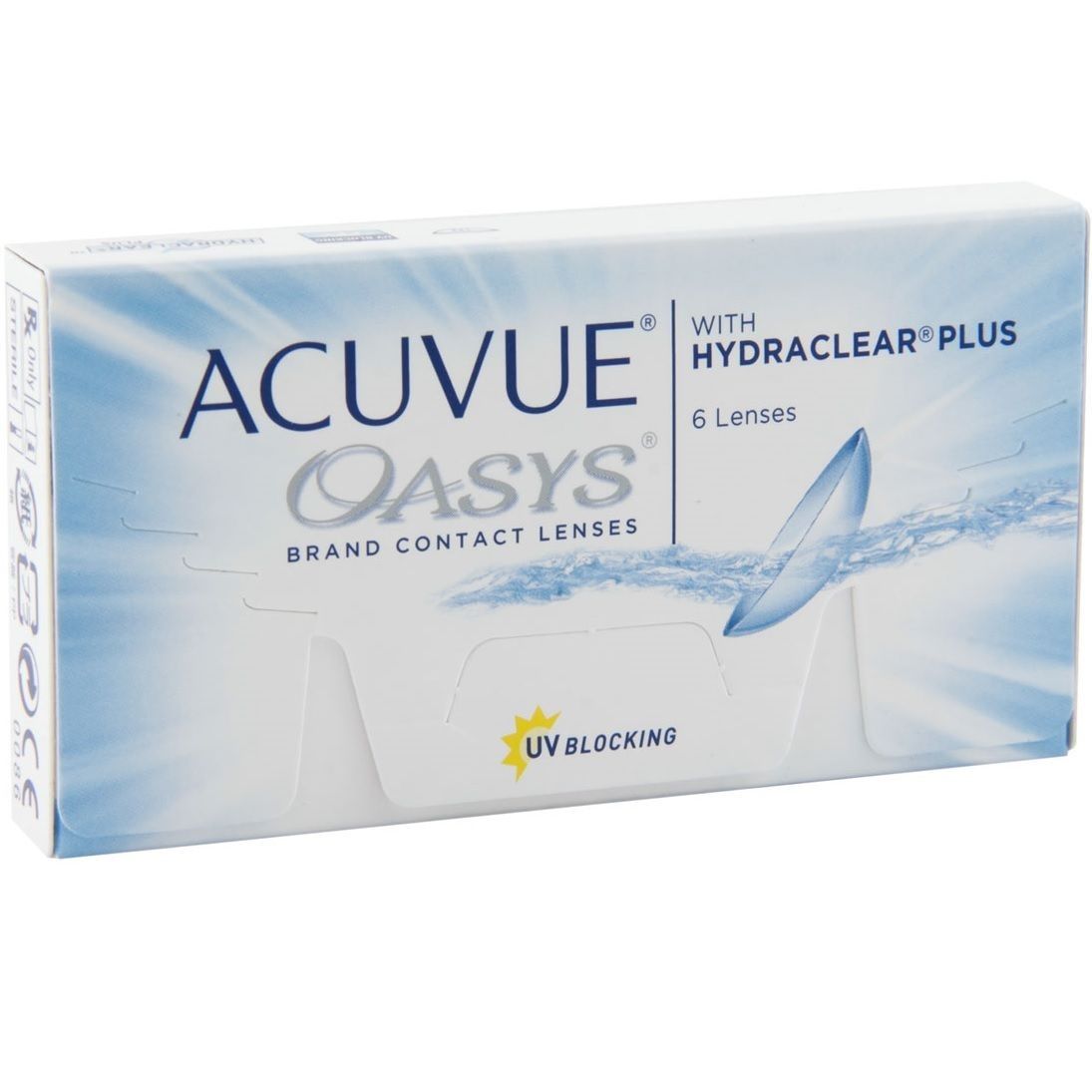 Контактные двухнедельные линзы Acuvue Oasys with hydraclear plus bc-8,4 -2,25, 6 шт