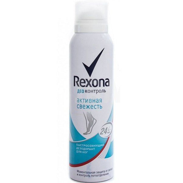 Дезодорант для ног Rexona Деоконтроль Активная свежесть, 150 мл