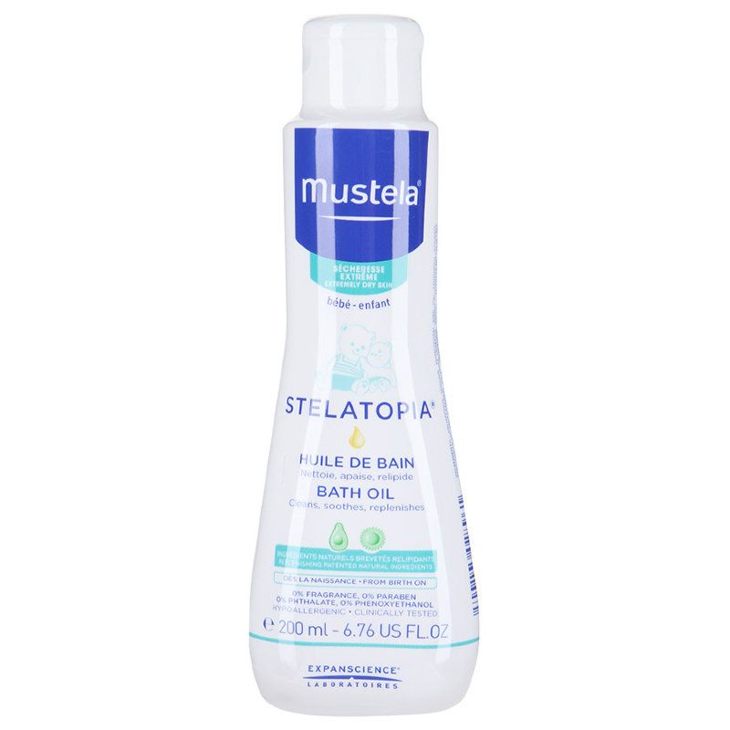 Масло для ванны stelatopia Mustela, 200 мл