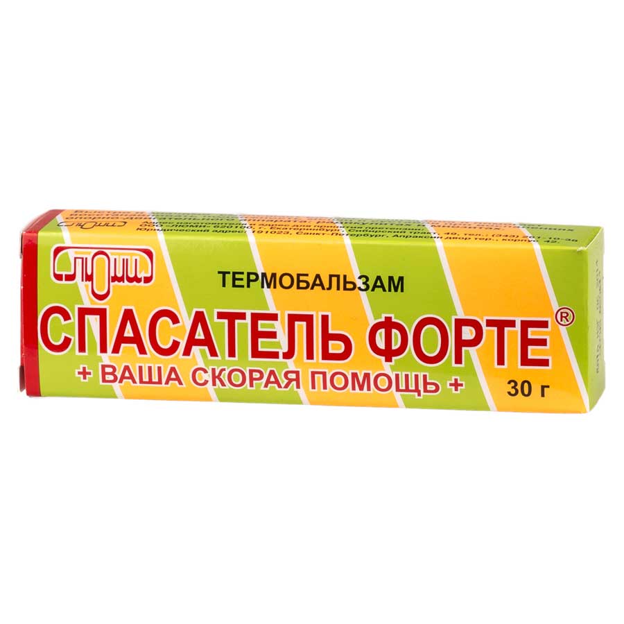 Термобальзам Спасатель Форте с разогревающим эффектом, 30 г