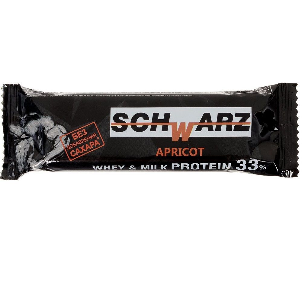 Батончик Schwarz с высоким содержанием белка курага, 50 г