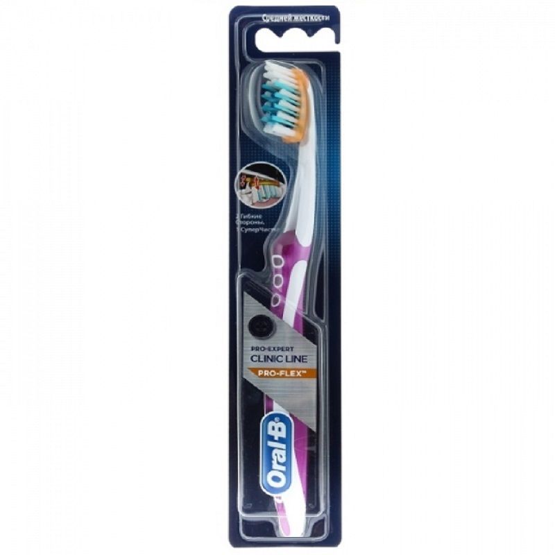 Зубная щетка Pro-Expert Clinic Line Pro-Flex средняя 38 Oral-B, 1 шт