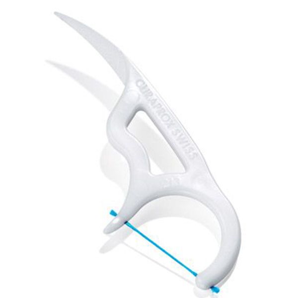 Нить межзубная с пластиковым держателем flosspic Curaprox, 30 шт