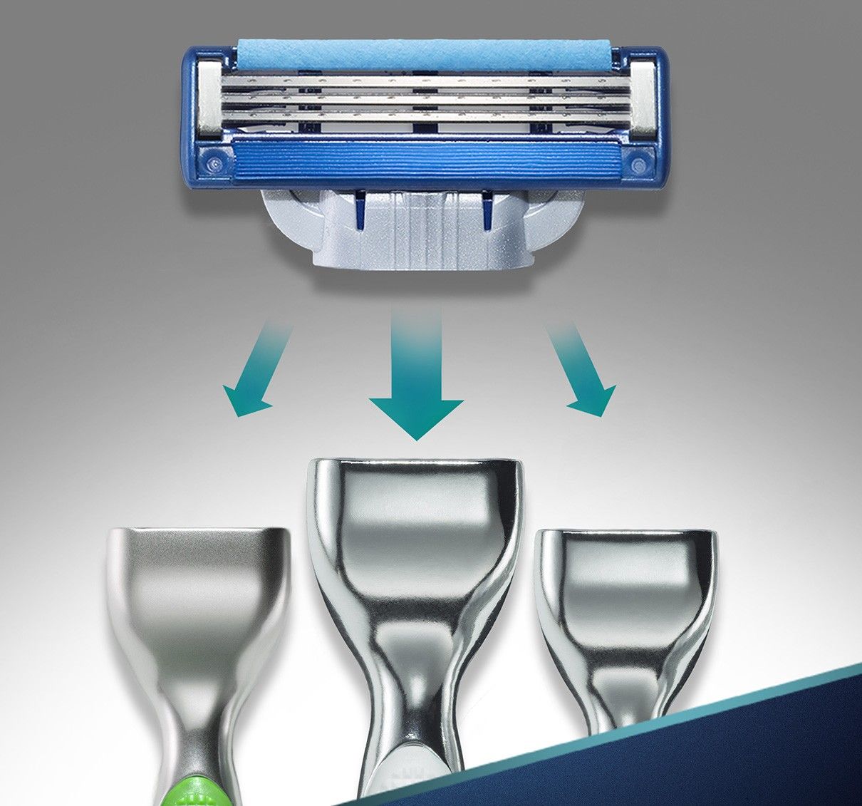 Сменные кассеты mach3 turbo Gillette, 4 шт
