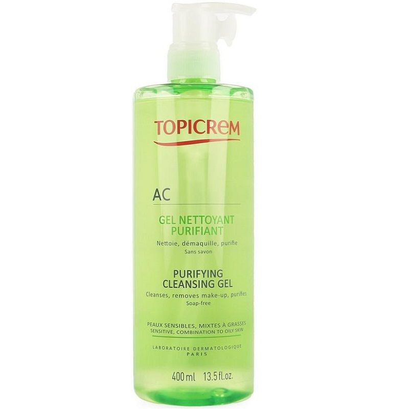 Гель очищающий оздоравливающий Topicrem AC, 400 мл