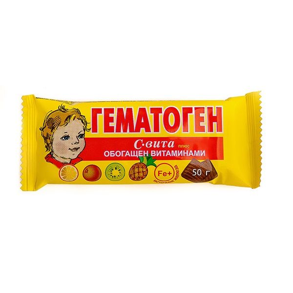 Гематоген "С-Вита плюс", 50 г.