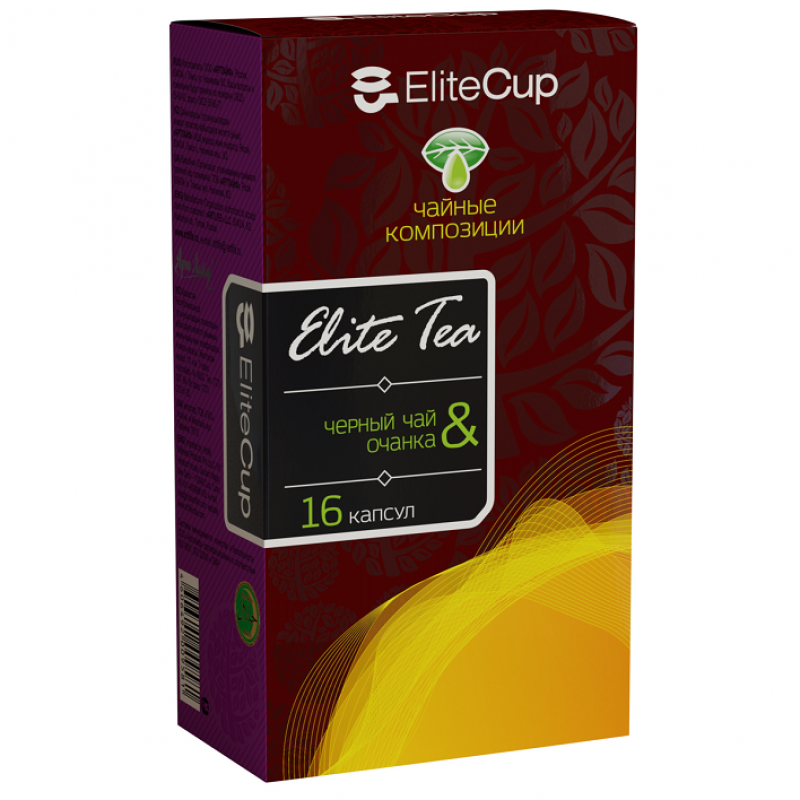 Черный чай & очанка EliteCup Арт Лайф, 16 шт