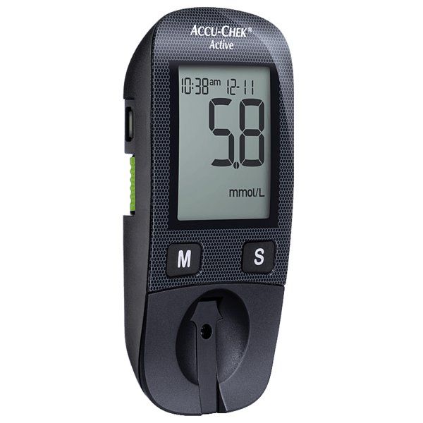 Глюкометр определение уровня глюкозы в  сыворотке крови, Accu-Chek®Active