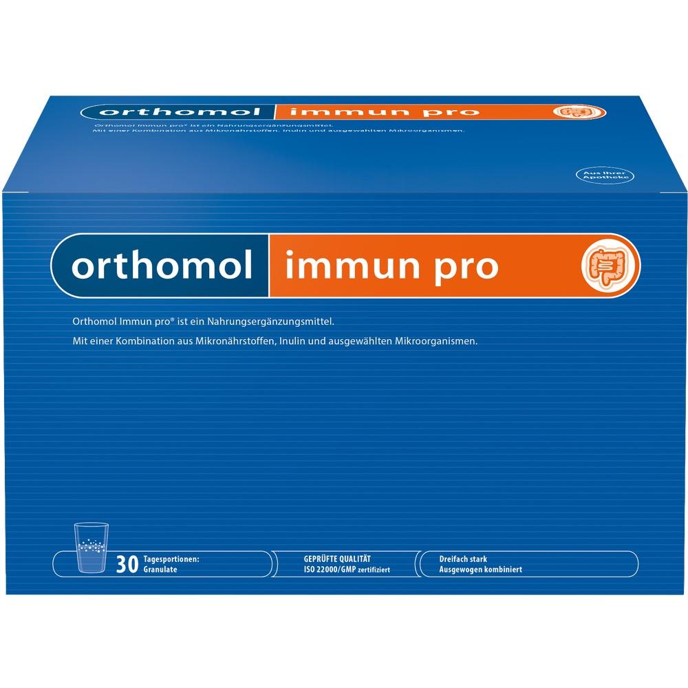 Orthomol Immun Pro Тройная польза кишечнику Ортомол Иммун Про, порошок + порошок на 30 дней