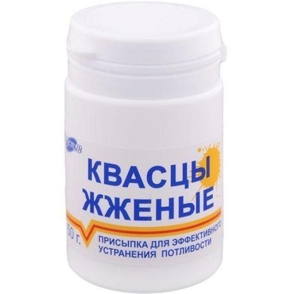 Присыпка для эффективного устранения потливости Квасцы жженые, 50 г