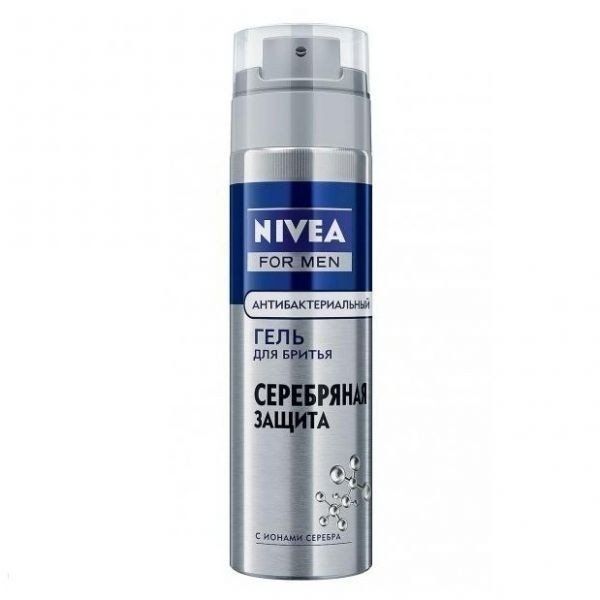 Гель для бритья серебряная защита Nivea for Men, 200 мл