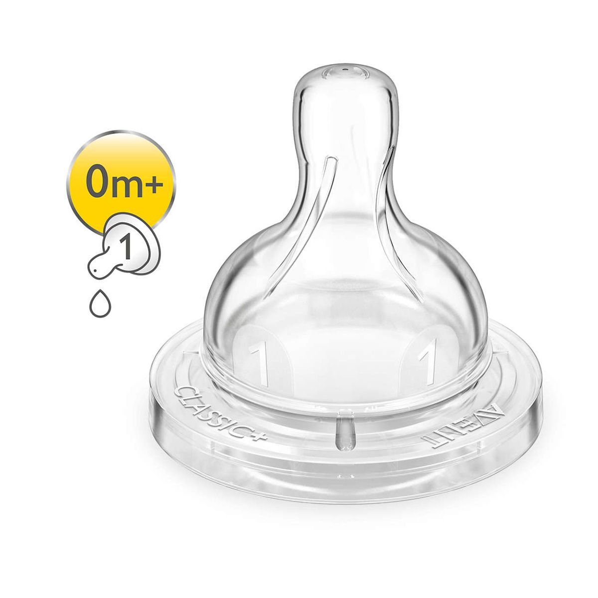 Соска с медленным потоком для новорожденных Philips Avent, 2 шт
