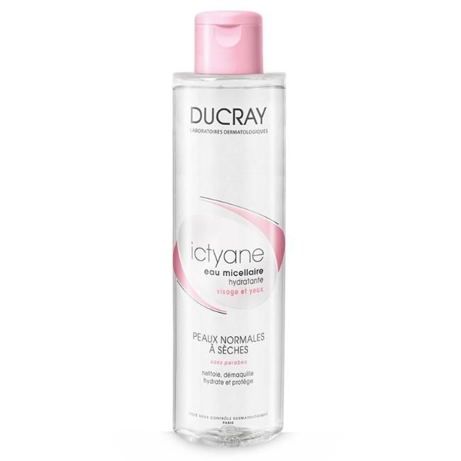 Увлажняющая мицеллярная вода для лица и глаз Ictyane Ducray, 400 мл