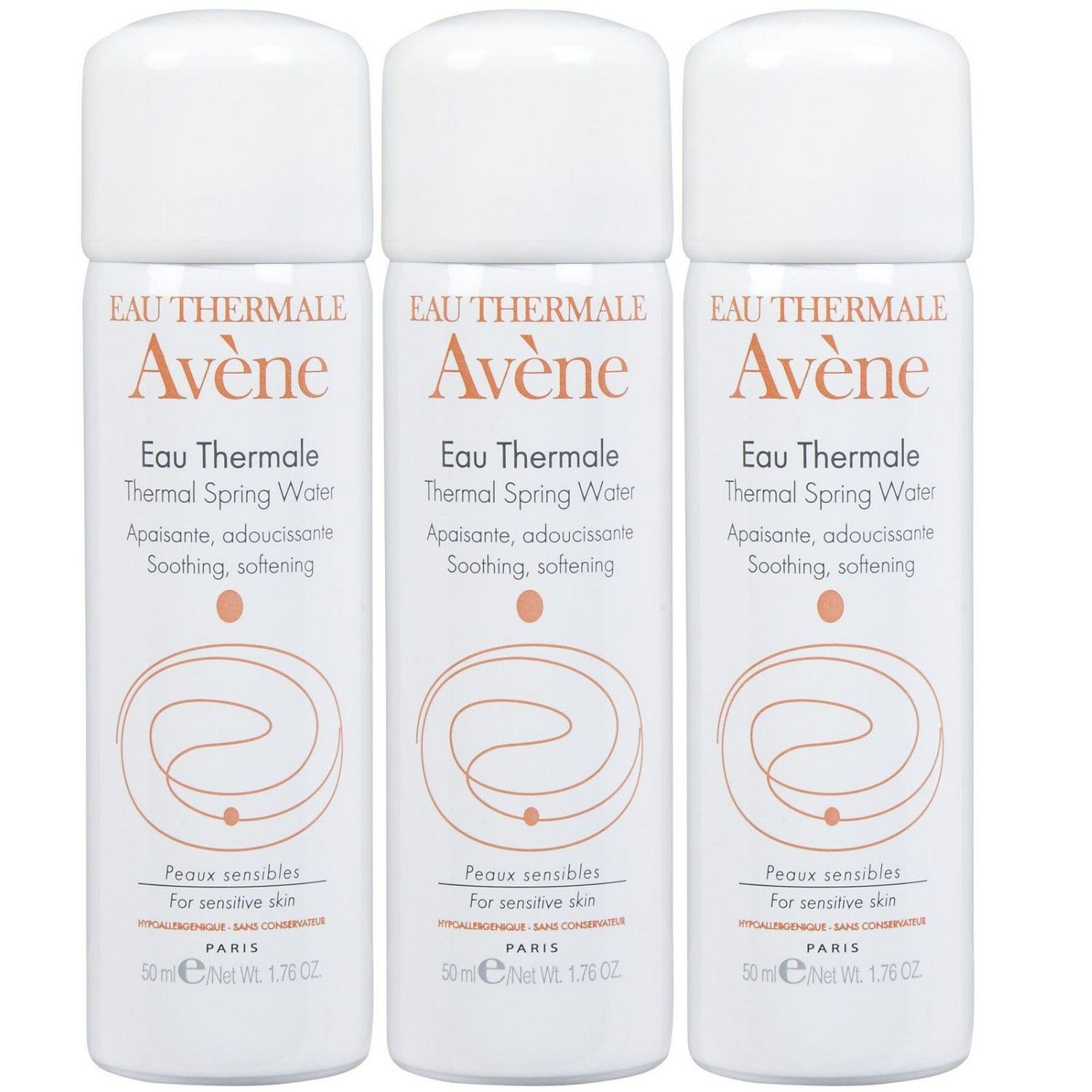 Набор термальной воды Avene 50 мл, 3 шт