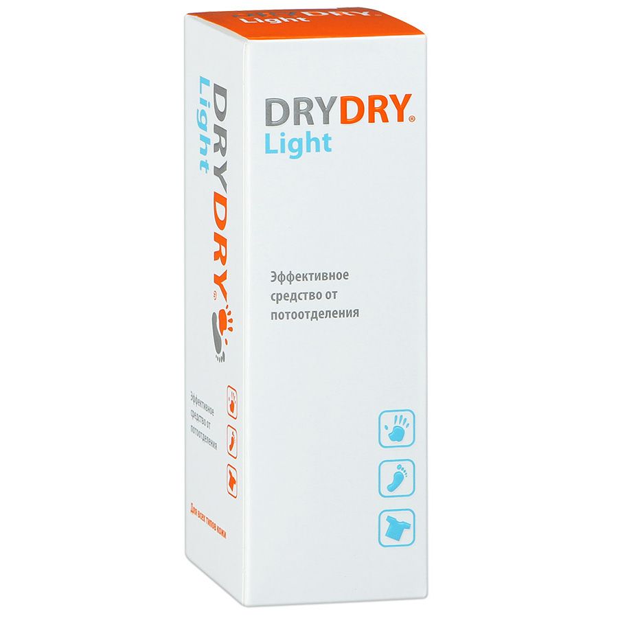 Средство от обильного потоотделения Dry Dry Light, 50 мл