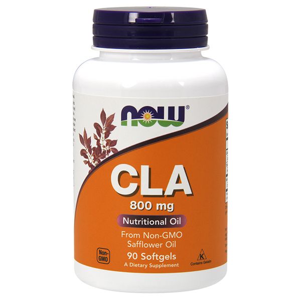 CLA, КЛК, Now Foods, 800 мг, 90 капсул