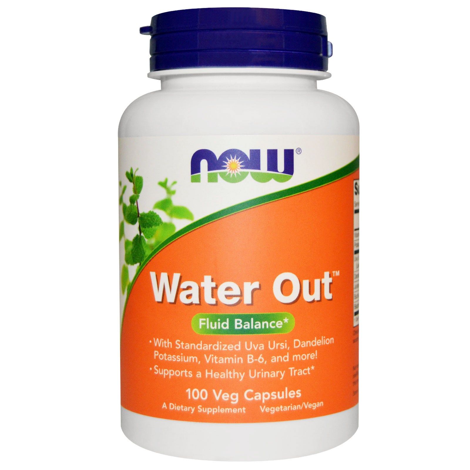 Water Out  Здоровье мочеполового тракта Now Foods, 100 капсул