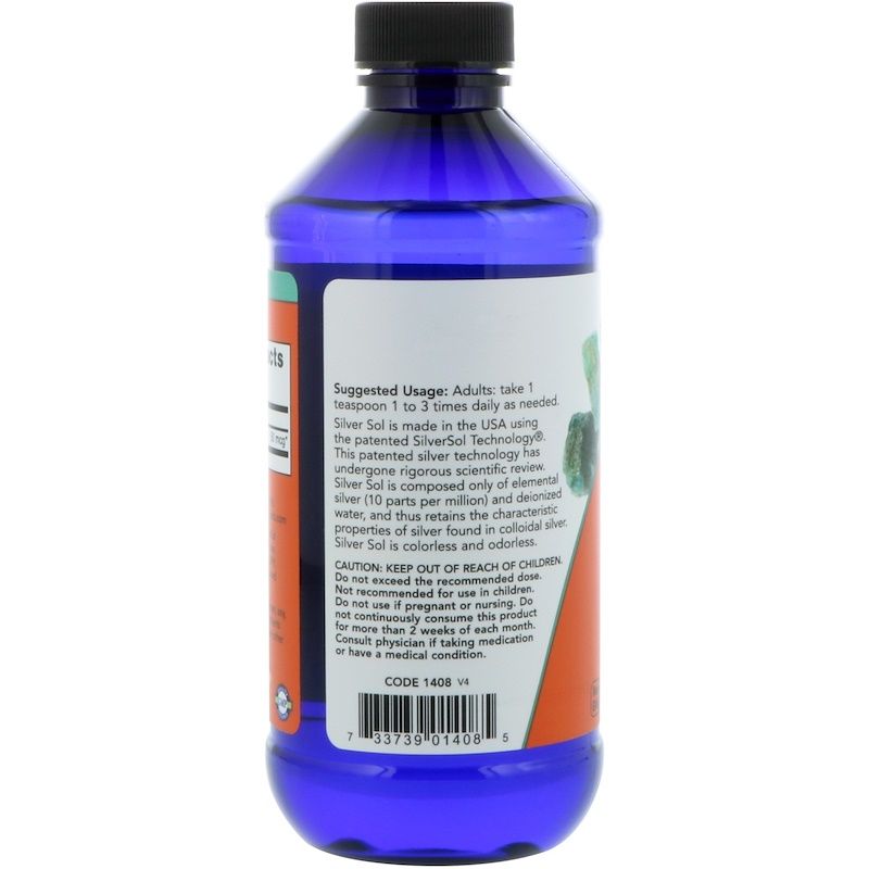 Коллоидное серебро Silver Sol Now Foods, 237 мл