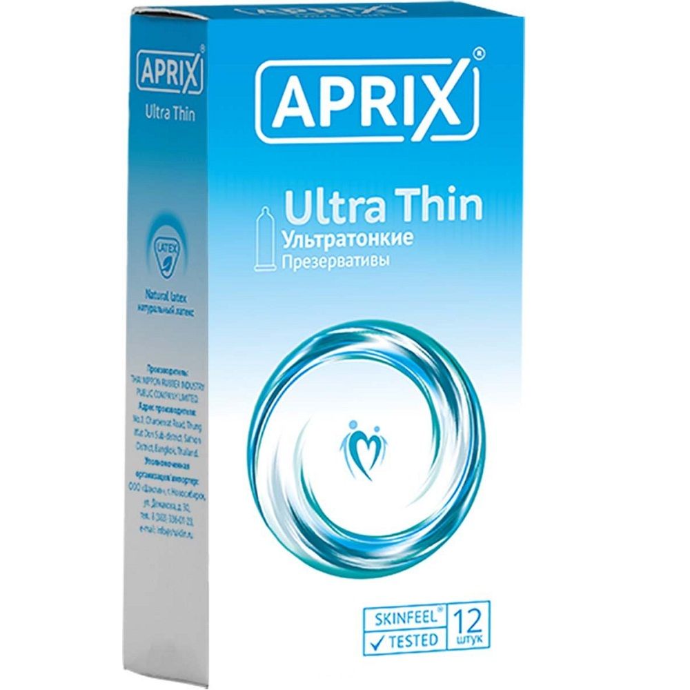 Презервативы Aprix Ultra Thin Ультратонкие, 12 шт