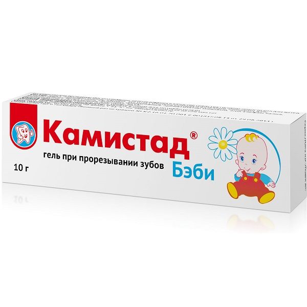 Гель при прорезывании зубов Камистад Бэби, 10 г