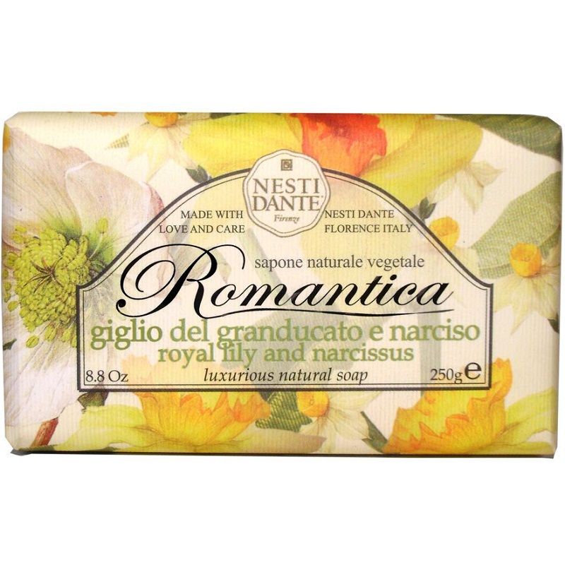 Мыло Nesti Dante Romantica Royal Lily and Narcissus Романтика Королевская лилия и нарцисс, 250 г