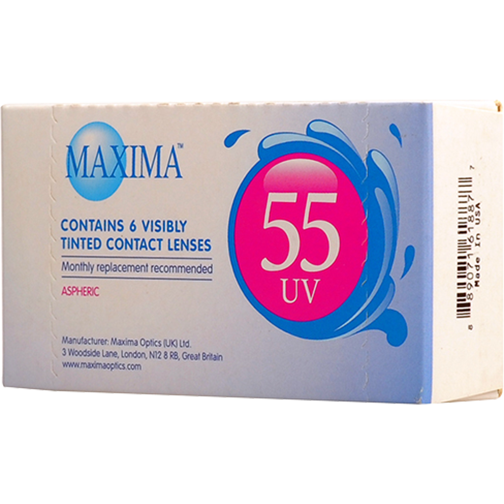 Контактные линзы Maxima 55 UV Aspheric 8,6 (14,2) -5.00, 6 шт