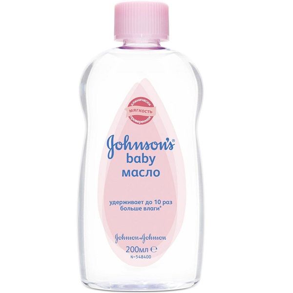 Масло для тела Удерживает до 10 раз больше влаги Johnson's® baby, 200 мл