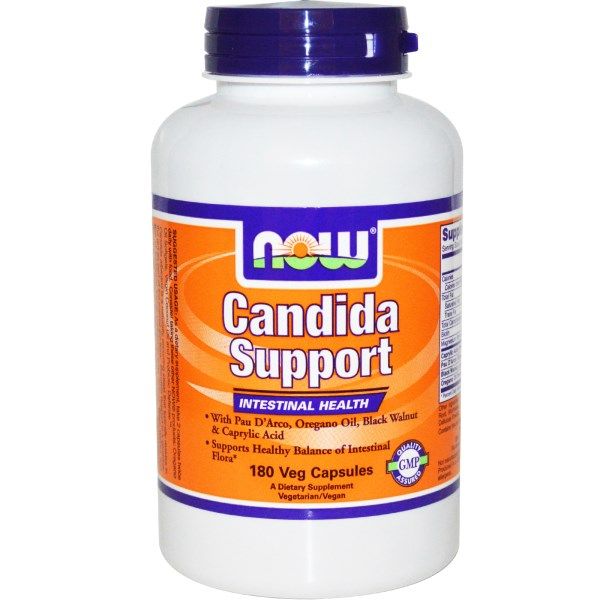 Candida Clear, Кандидаклир, Now Foods, 180 капсул