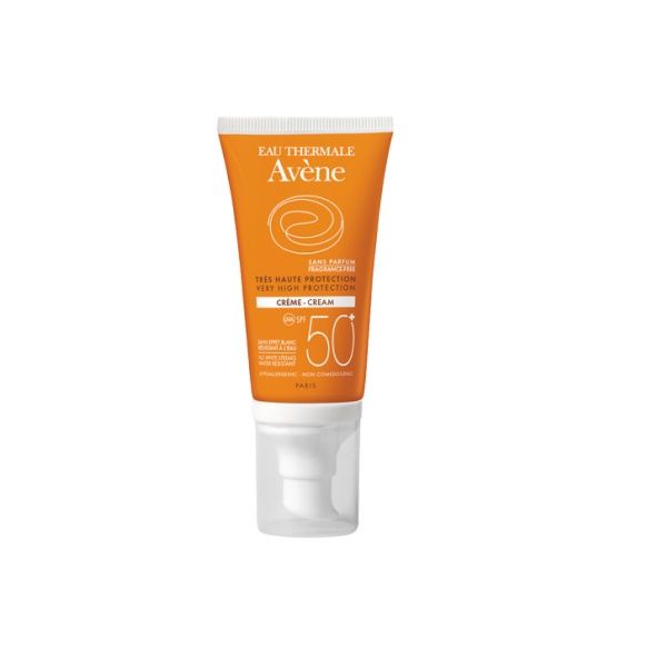 Солнцезащитный крем SPF50+ без отдушек, 50 мл