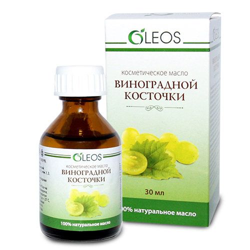 Масло виноградной косточки Oleos, 30 мл